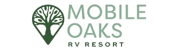 mobile oaks rv resort theodore alabama logo